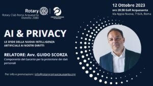 Intelligenza Artificiale e Privacy